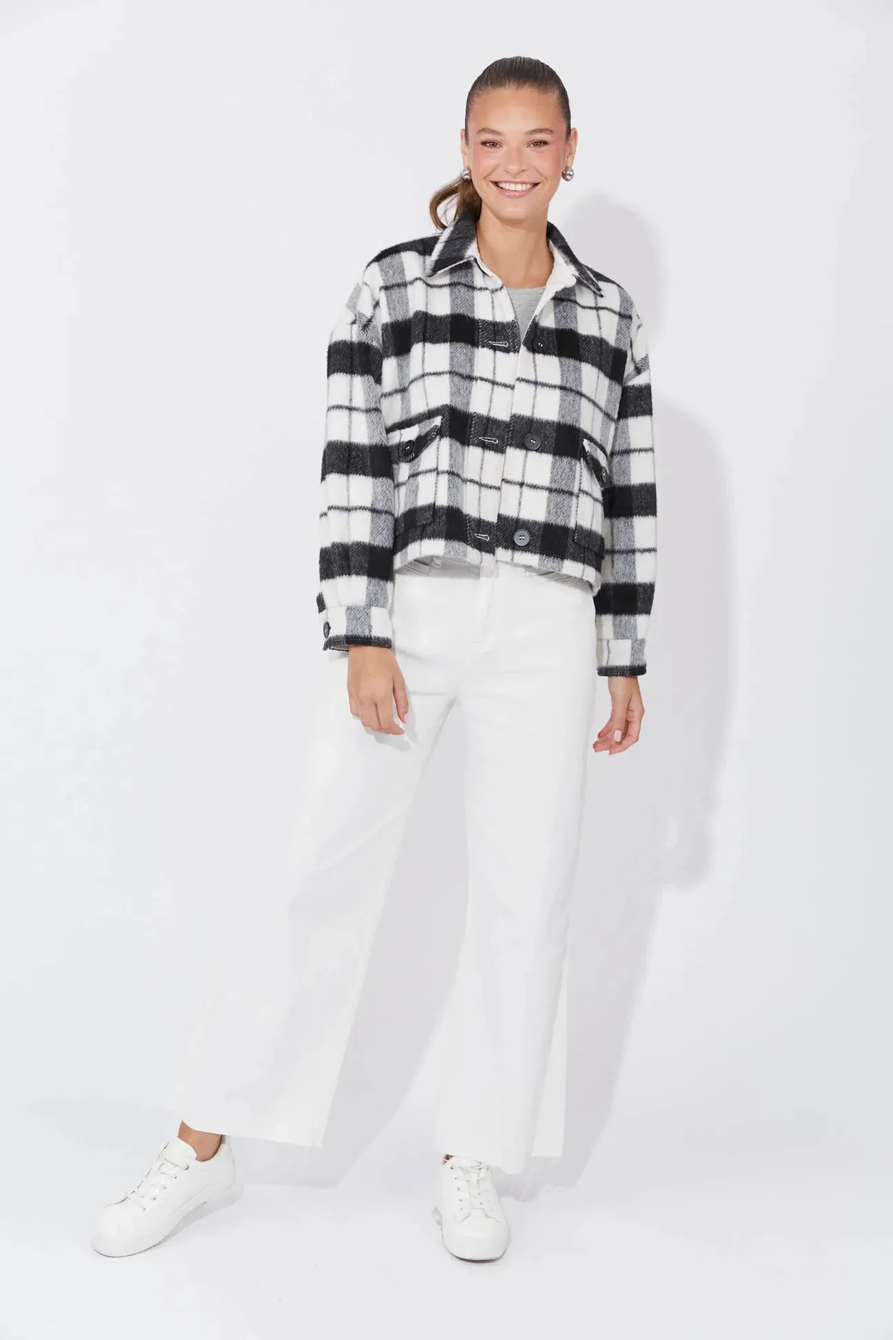 DAYTONA CROP JACKET- KOHL