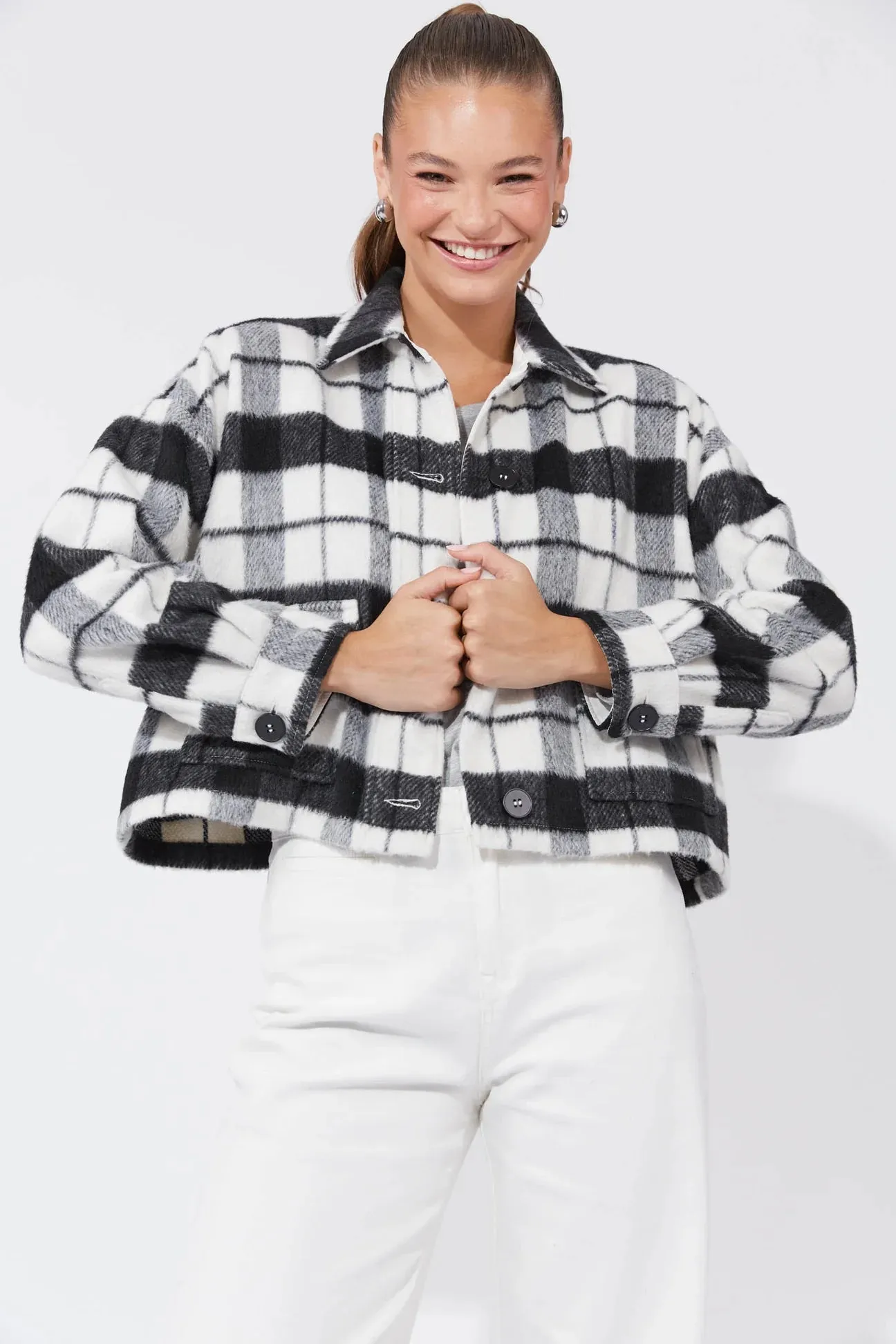 DAYTONA CROP JACKET- KOHL