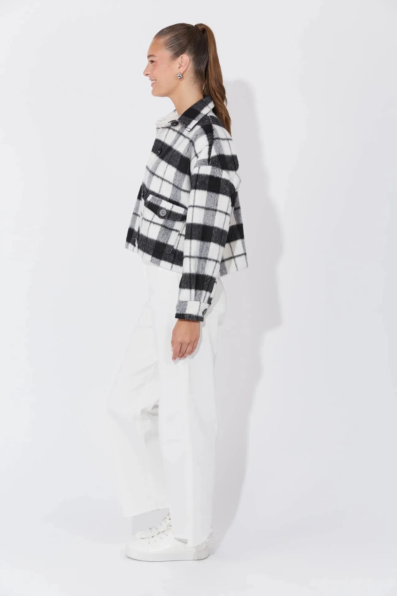 DAYTONA CROP JACKET- KOHL