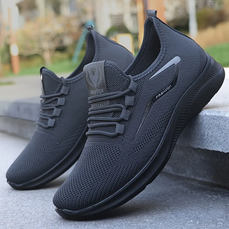 Mens Athletic Sneakers  Lightweight Mesh  Breathable  Cushioned Flexible Sole