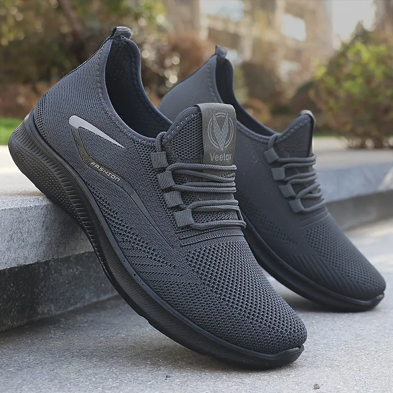 Mens Athletic Sneakers  Lightweight Mesh  Breathable  Cushioned Flexible Sole