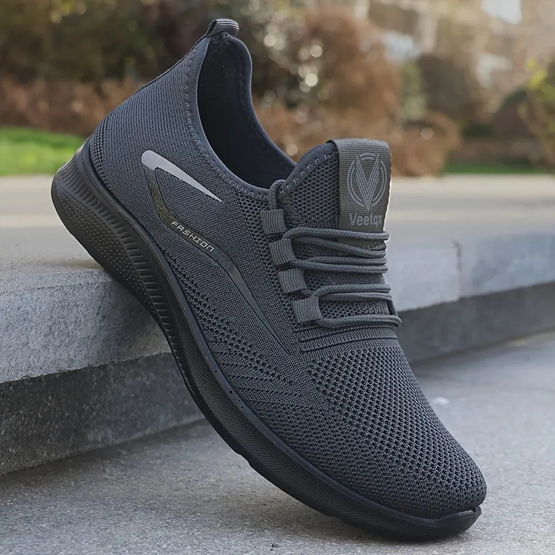 Mens Athletic Sneakers  Lightweight Mesh  Breathable  Cushioned Flexible Sole
