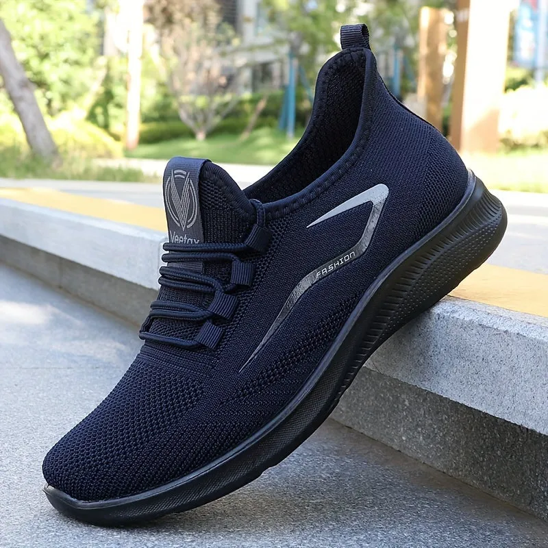 Mens Athletic Sneakers  Lightweight Mesh  Breathable  Cushioned Flexible Sole