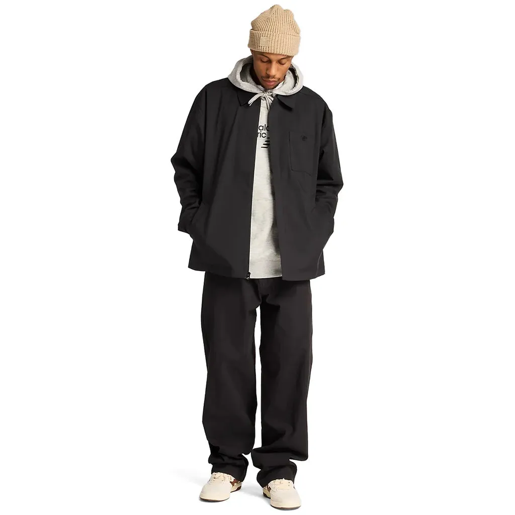 NEW BALANCE NUMERIC WOVEN JACKET - BLACK