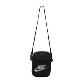 NIKE HERITAGE S CROSSBODY BAG - BLACK