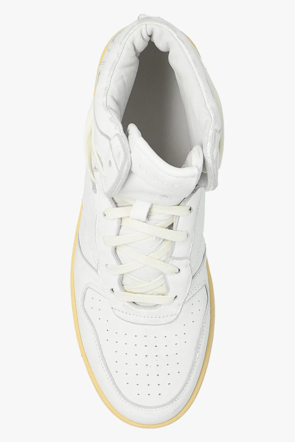 Rhude New Men's High Top Sneakers Shoes In White