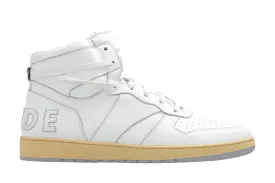 Rhude New Men's High Top Sneakers Shoes In White