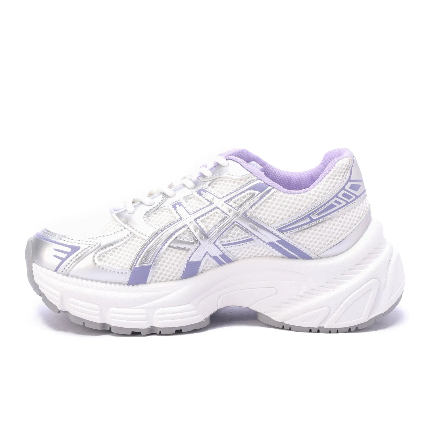 Silver Shadow Retro Running Sneakers-Purple