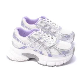 Silver Shadow Retro Running Sneakers-Purple