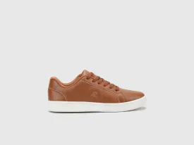 Solid Lace-Up Basic Knot Sneakers