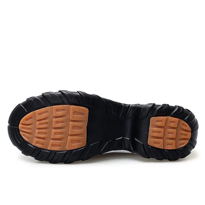 Women's Comfortable Flying Woven Increased Heel Sneakers