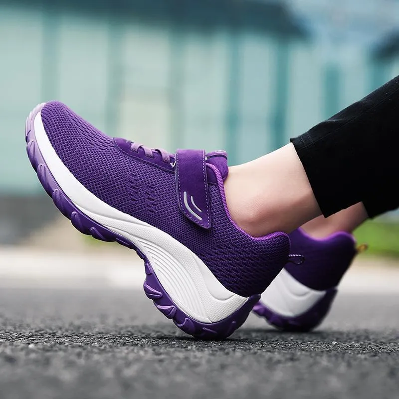 Women's Comfortable Woven Knit Sneakers