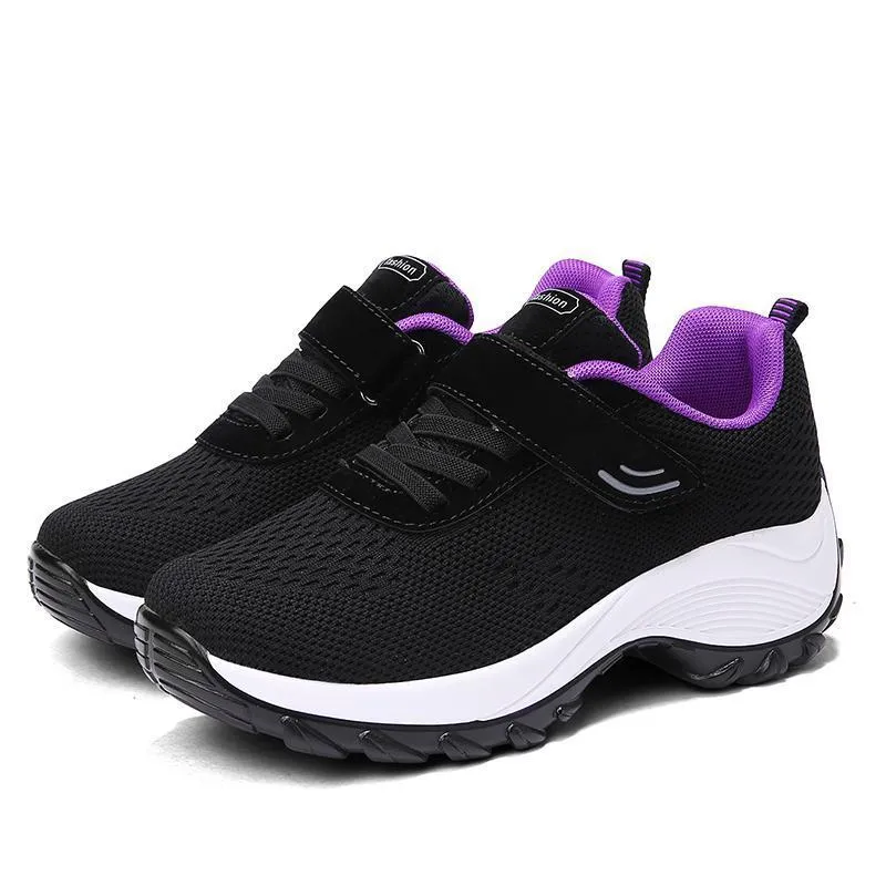 Women's Comfortable Woven Knit Sneakers
