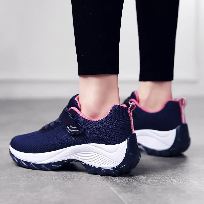 Women's Comfortable Woven Knit Sneakers