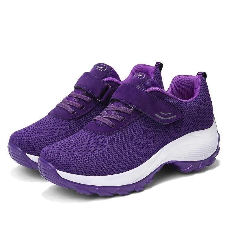 Women's Comfortable Woven Knit Sneakers