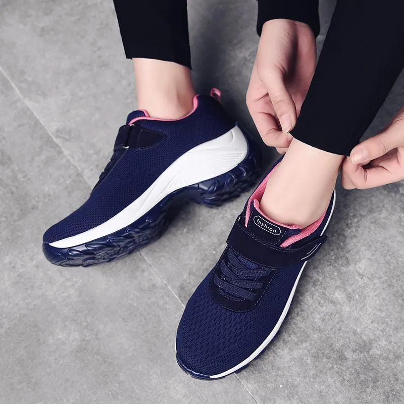 Women's Comfortable Woven Knit Sneakers
