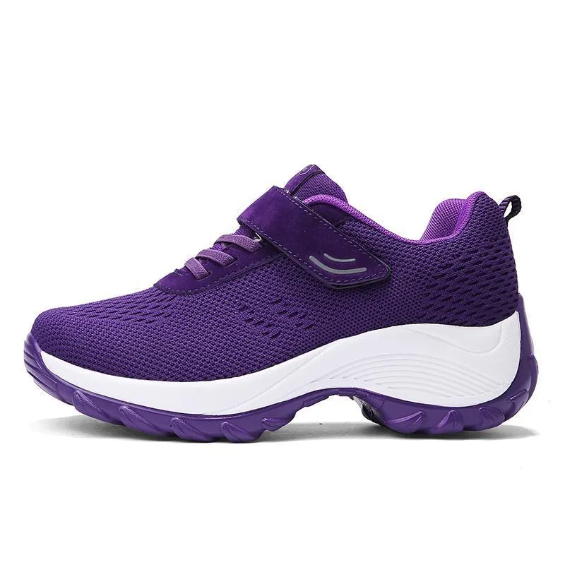Women's Comfortable Woven Knit Sneakers