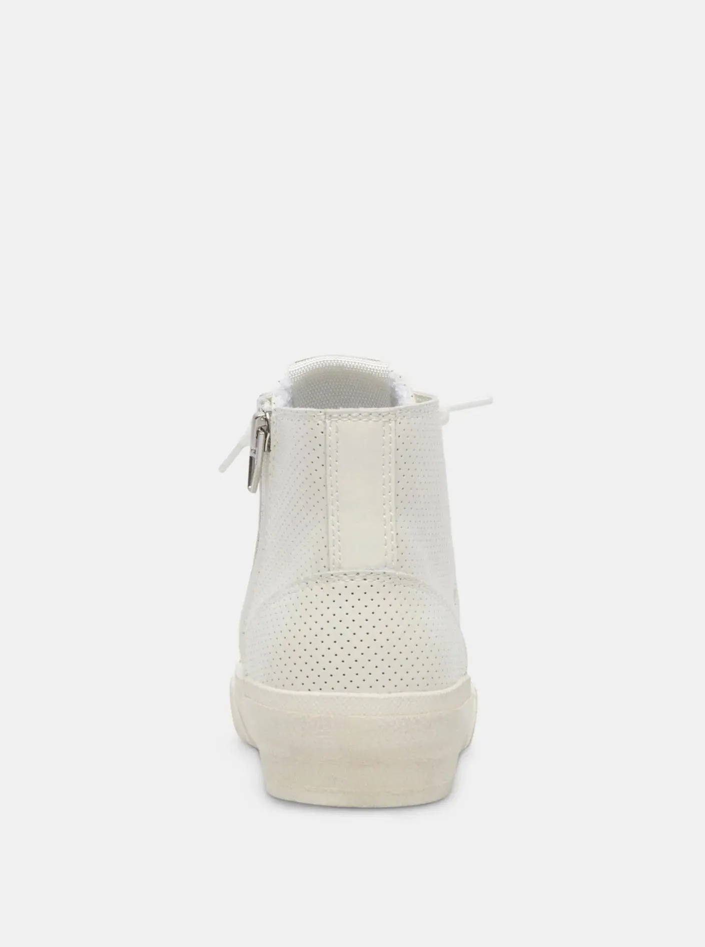 Zohara Perforated Leather Footwear [White-VZOHARA0]