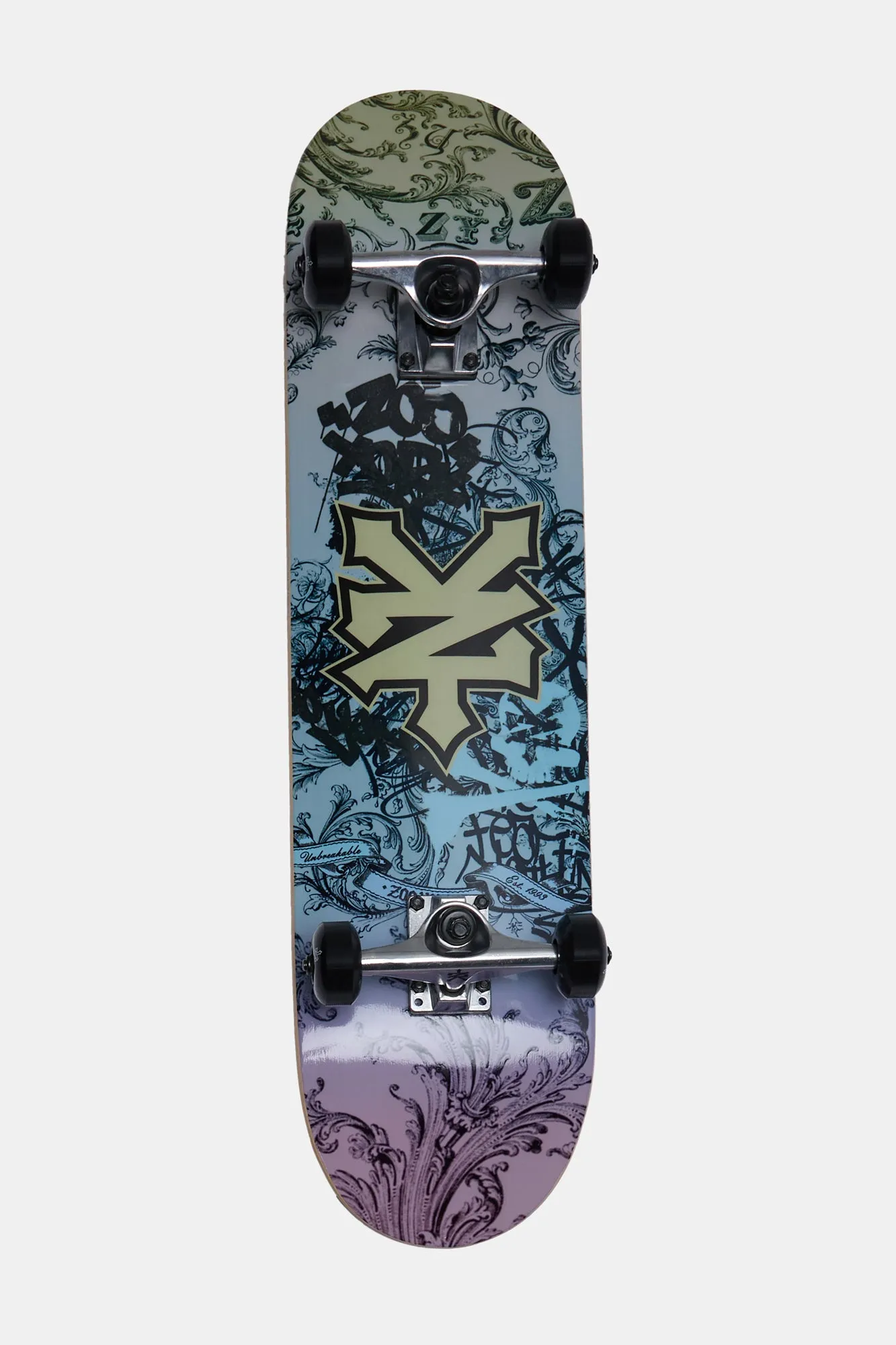 Zoo York Smoke Graffiti Skateboard 7.75"